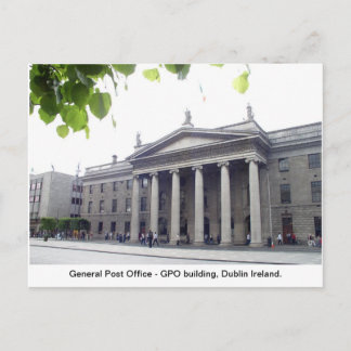 GPO Dublin Stadt Irland Feiertagspostkarte