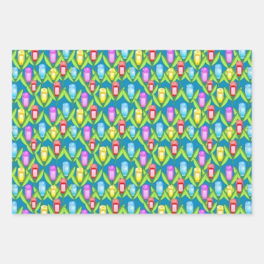 GPS-Blume Geschenkpapier Set (Vorderseite 3)