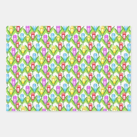 GPS-Blume Geschenkpapier Set (Vorderseite 2)