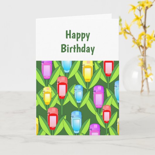 GPS-Blume Karte (Gelbe Blume)