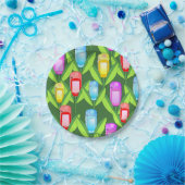 GPS-Blume Pappteller (Party)