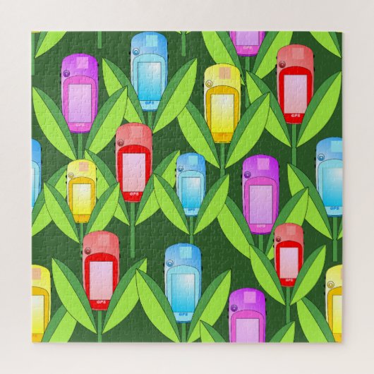 GPS-Blume Puzzle (Vertikal)