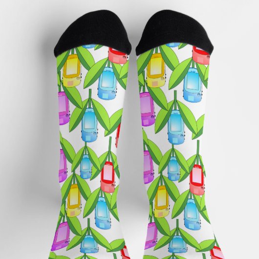 GPS-Blume Socken (Oben)