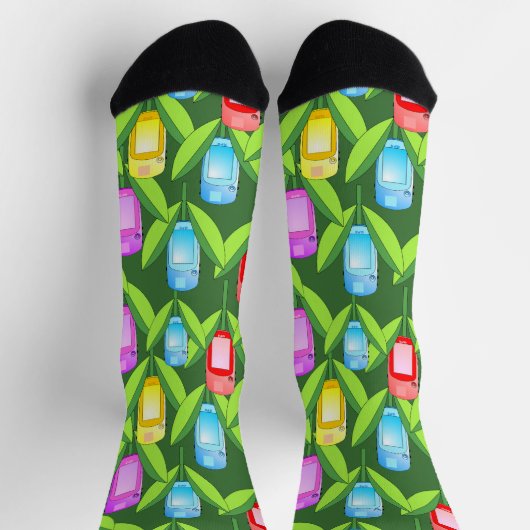 GPS-Blume Socken (Oben)