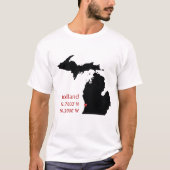 GPS Coordinates of Holland Michigan T-Shirt (Vorderseite)