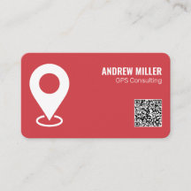 GPS-Dienste QR (rot)