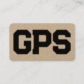 GPS-Dienste Visitenkarte (Vorderseite)