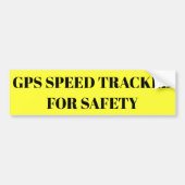 GPS-Geschwindigkeit aufgespürt für Autoaufkleber (Vorne)