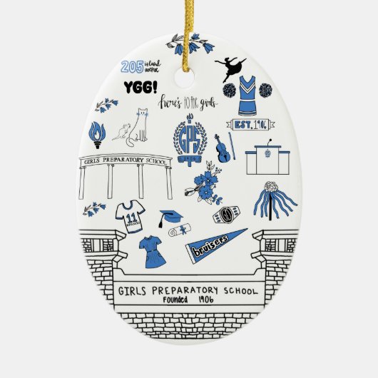 GPS Oval Ornament (Vorne)