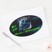 GPs Radio! Car Decal Ovaler Aufkleber (Umschlag)