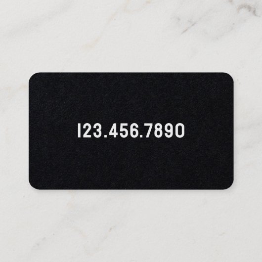 GPS-Service Premium Visitenkarte (Rückseite)