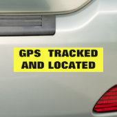 GPS SPÜRTE AUF UND FAND AUTOAUFKLEBER (Auf Auto)