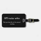 GPS-Trackwarnung Gepäckanhänger (Vorderseite horizontal)