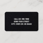 GPS VISITENKARTE (Rückseite)