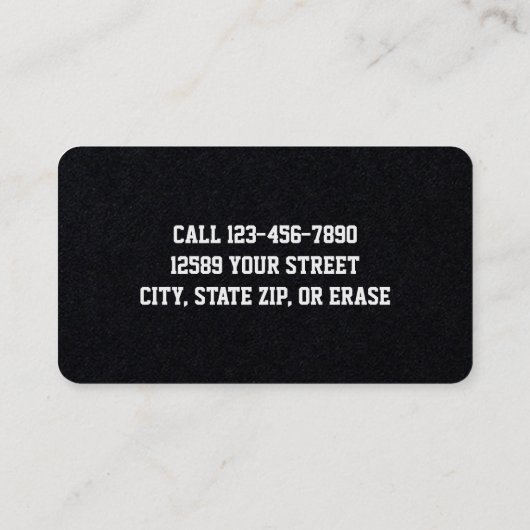 GPS VISITENKARTE (Rückseite)