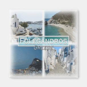 GR0109 Europa, Griechenland, Folegandros, Kühlschr Magnet