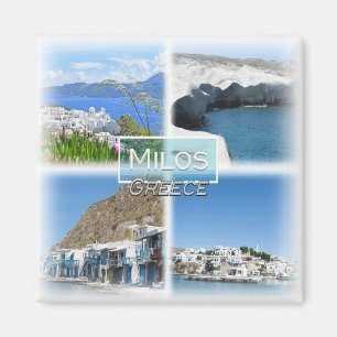GR0112 Europa, Griechenland, Milos, Kühlschrank Magnet
