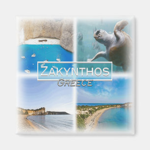GR0116 Europa, Griechenland, Zakynthos, Kühlschran Magnet