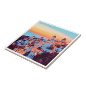 GR011 SANTORINI, Griechenland, Fliese (Seite)