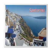 GR074 SANTORINI Thera, Firai, Griechenland, Fliese (Vorderseite)
