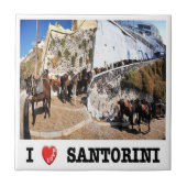 GR087 SANTORINI I Liebe, Griechenland, Fliese (Vorderseite)