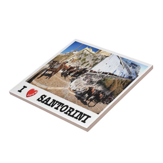 GR087 SANTORINI I Liebe, Griechenland, Fliese (Seite)