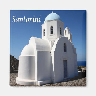 GR091 SANTORINI - Athena Church - Griechenland - K Magnet