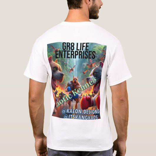 GR8 Life x Titan Fluid Designer T-Shirt (Rückseite)