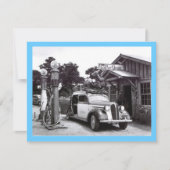 GR8 RETRO B&W RETIREMENT EINLADUNG (Vorderseite)