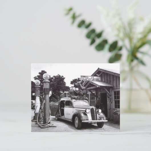 GR8 RETRO B&W RETIREMENT PARTY EINLADUNG INVENT (Stehend Vorderseite)