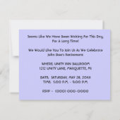 GR8 RETRO B&W RETIREMENT PARTY EINLADUNG INVENT (Rückseite)