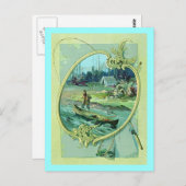 GR8 VINTAGES CAMPING & FISCHEREIPC ~ POSTCARD POSTKARTE (Vorne/Hinten)