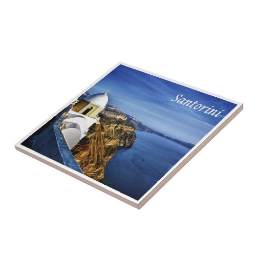 GR90 SANTORINI, Fira, Griechenland, Fliese (Seite)