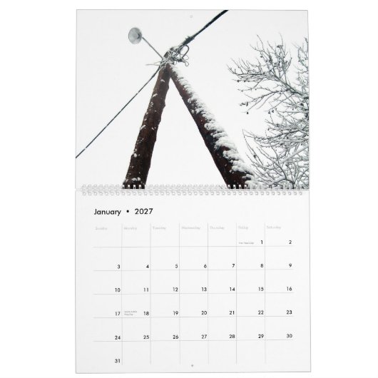 GR - 4 Jahreszeiten (15 Monate) Kalender (Jan 2027)