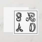 GR AD Fabric Schriftart Letters Abschluss Flat Car (Vorne/Hinten)