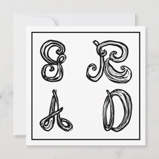 GR AD Fabric Schriftart Letters Abschluss Flat Car (Vorderseite)