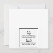 GR AD Stoffric Schriftart Grad Cap Abschluss Flach (Rückseite)