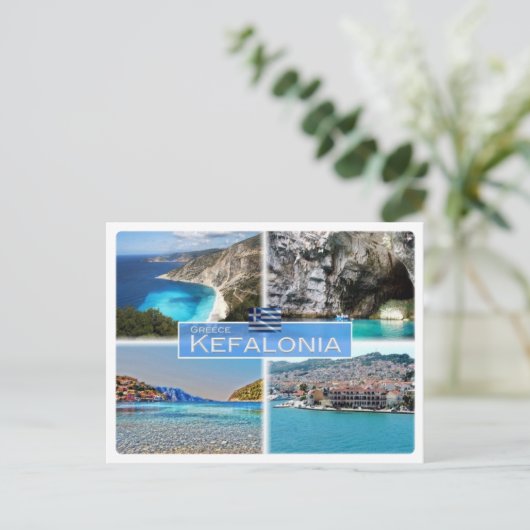 GR Griechenland - Kefalonia - Postkarte (Stehend Vorderseite)