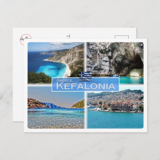 GR Griechenland - Kefalonia - Postkarte (Vorne/Hinten)
