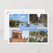 GR Griechenland - Kreta - Postkarte (Vorne/Hinten)