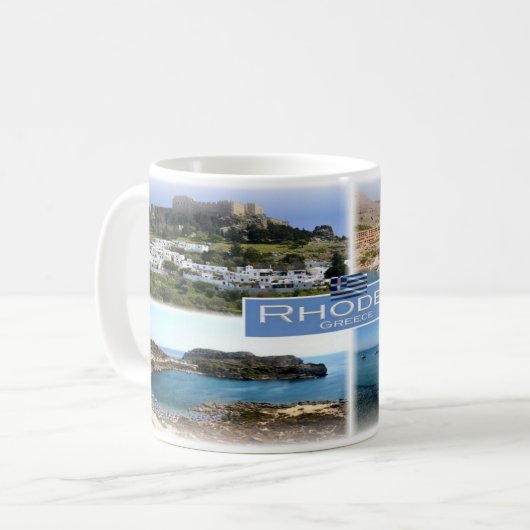 GR Griechenland - Rhodos - Kaffeetasse (Vorderseite Links)