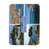 GR Griechenland - Rhodos - Kolymbia, Hafen - Magnet (Vertikal)