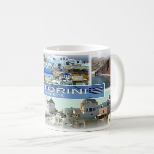 GR Griechenland - Santorini - Kaffeetasse (VorderseiteRechts)