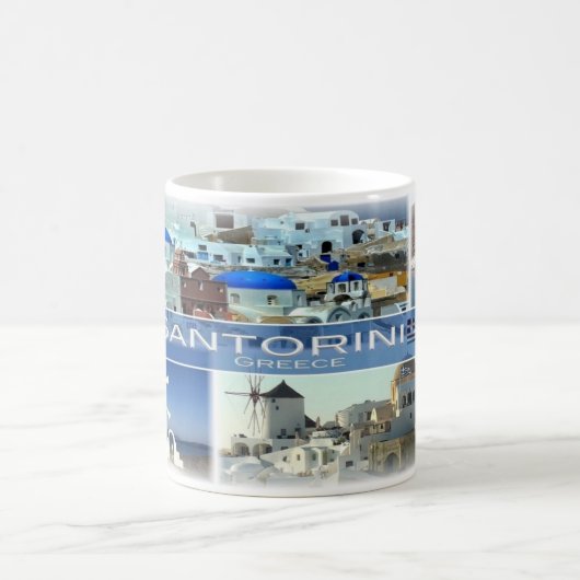 GR Griechenland - Santorini - Kaffeetasse (Mittel)