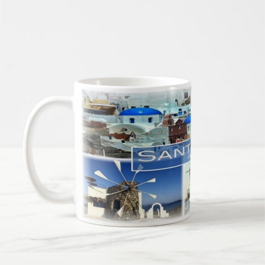 GR Griechenland - Santorini - Kaffeetasse (Links)