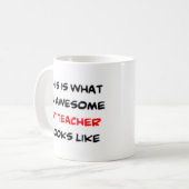 GR-Lehrer, phantastisch Kaffeetasse (Vorderseite Links)