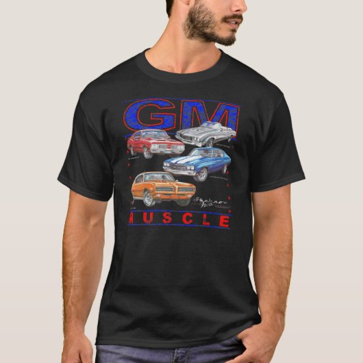 GR.-Muskel-Autos T-Shirt (Vorderseite)