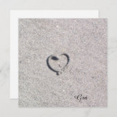 Grá/Liebe-Flachkarte (Vorne/Hinten)