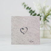 Grá/Liebe-Flachkarte (Stehend Vorderseite)