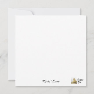 Grá/Liebe-Flachkarte